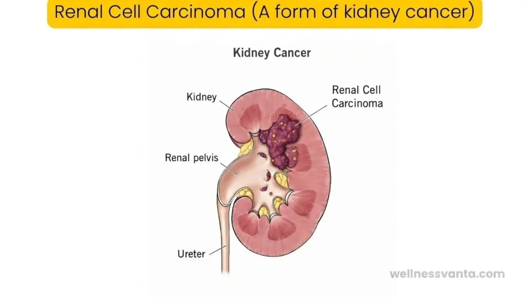 renal cell carcinoma (a form of kidney cancer)